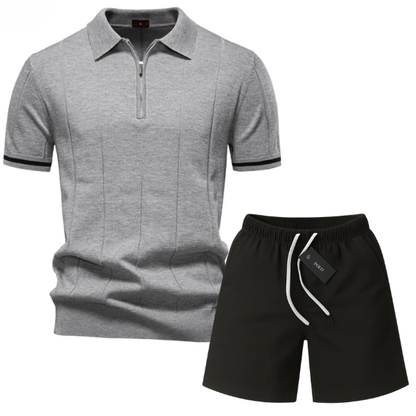 Classic Knit Polo Premium Get Premium Chino Shorts FREE