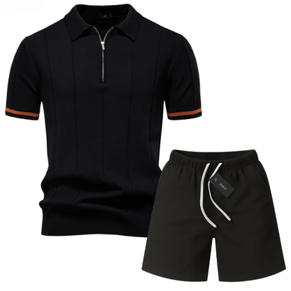 Classic Knit Polo Premium Get Premium Chino Shorts FREE